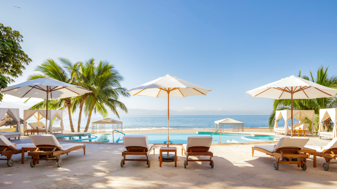 A heavenly beach club on the golden coast of Vallarta