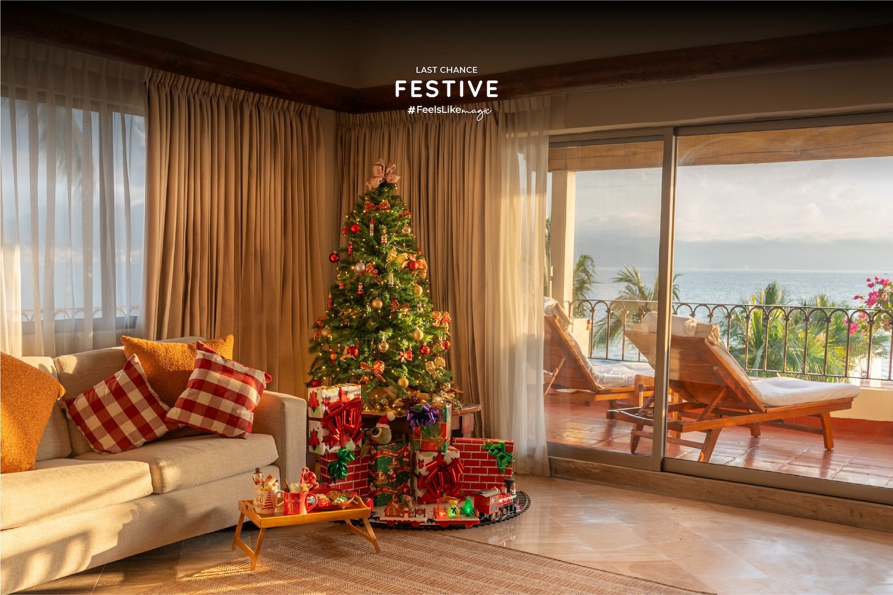 Celebrate the holidays in paradise
